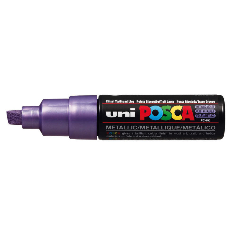 Marqueur peinture pointe large biseautée Violet mé