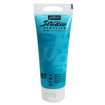 Acrylique satinée : bleu vert irid. - 100ml