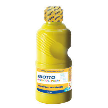 Gouache Giotto Schoolpaint, flacon 250ml - Jaune