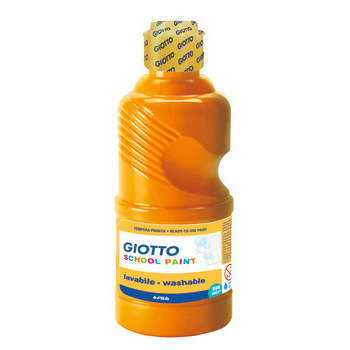 Gouache Giotto Schoolpaint, flacon 250ml - Orange