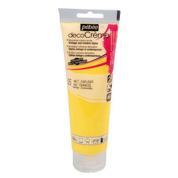 Peinture Décocrème : tournesol 120 ml