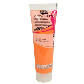 Peinture DecoCreme, 120ml - Orange
