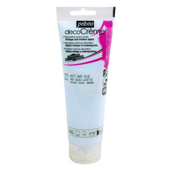 Peinture Décocrème : bleu layette 120 ml