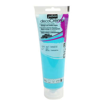 Peinture DecoCreme, 120ml - Turquoise