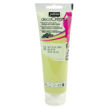 Peinture Décocrème : olive 120 ml