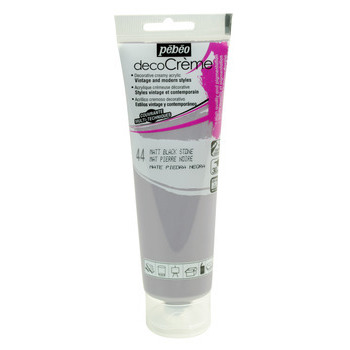 Peinture Décocrème : pierre noire 120 ml