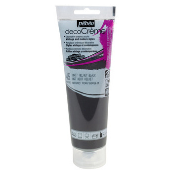 Peinture DecoCreme, 120ml - Noir velvet
