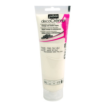 Peinture DecoCreme, 120ml - Or pâle