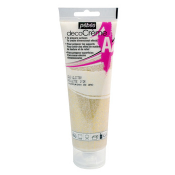 Déco auxiliaire, 120ml - Paillette or