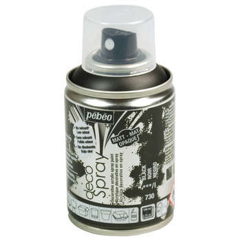 DecoSpray mat, 100ml : Noir