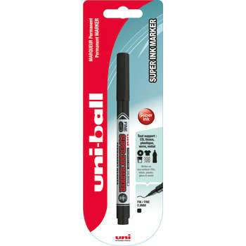 Marqueur Super Ink Marker à pointe fine, noir 0. 9