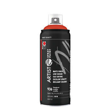 Peinture spray Artist : vermillon, 400mL