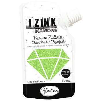 Peinture Izink Diamond, 80ml - Vert clair