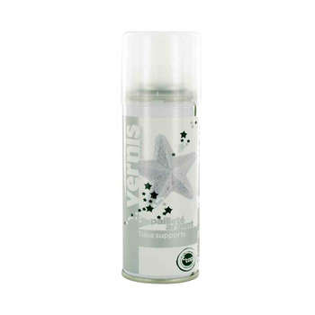 Vernis pailleté : argent, aérosol, 125ml