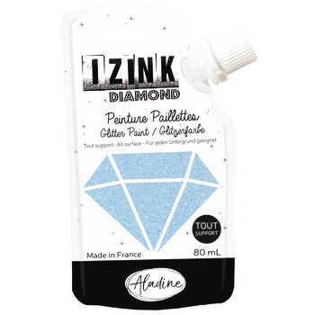 Peinture Izink Diamond bleu ciel 80ml