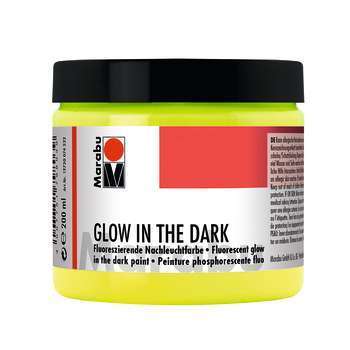 Marabu Glow in the Dark, peinture phosphorescente-