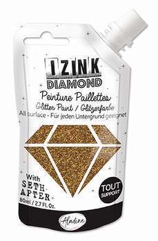 Peinture Izink Diamond golden bronze