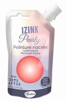 Peinture Izink pearly corail