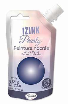 Peinture Izink pearly bleu electrique