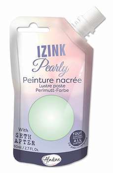 Peinture Izink pearly vert d eau