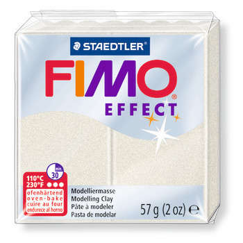 Pâte Fimo effect 57 g : métal nacré
