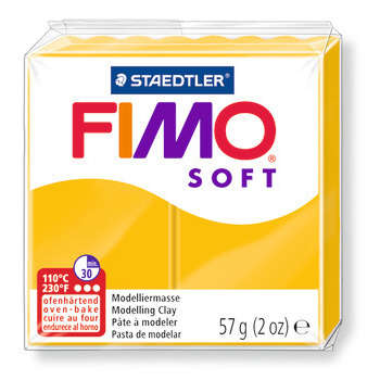 Pâte Fimo soft, 57 g : jaune soleil