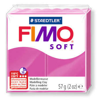 Pâte Fimo soft, 57 g : framboise