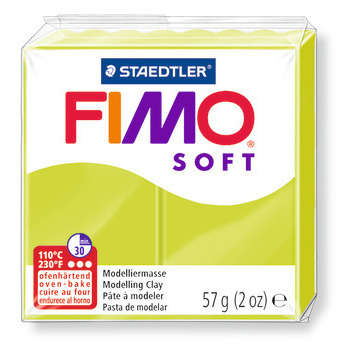 Pâte Fimo soft, 57 g : Citron vert
