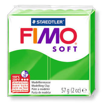 Pâte Fimo soft, 57 g : vert tropique