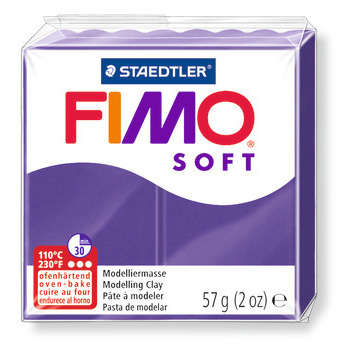 Pâte Fimo soft, 57 g : parme