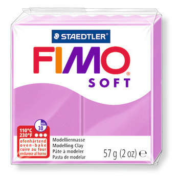 Pâte Fimo soft, 57 g : lavande