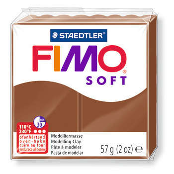 Pâte Fimo soft, 57 g : caramel