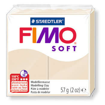 Pâte Fimo soft, 57 g : sahara