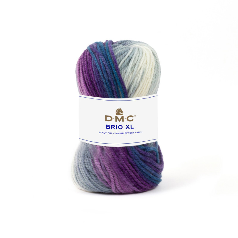 Pelote Brio XL en laine/acrylique, coloris mixte 4