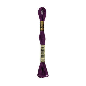 Echevette de coton mouliné spécial, 8m - Violet fo