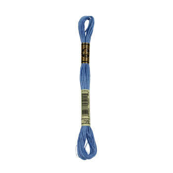 Echevette de coton mouliné spécial, 8m - Bleu hori