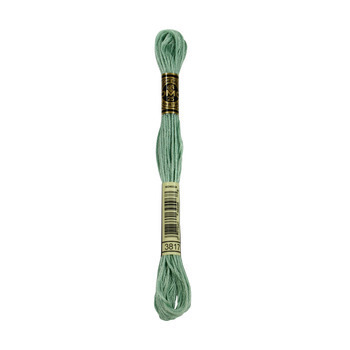 Echevette de coton mouliné spécial, 8m - Vert peup