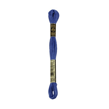 Echevette de coton mouliné spécial, 8m - Bleu char