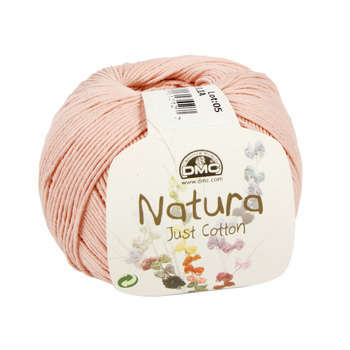 Pelote de coton Natura : Lobélia 50g - N82