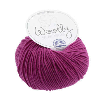 Laine Woolly 100% Merinos : violet 50g - 054