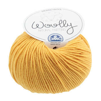Laine Woolly 100% Merinos : orange 50g - 094