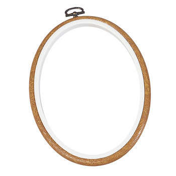 Cadre tambour: ovale 13,5 cm