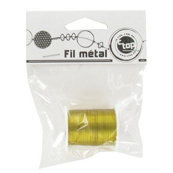 Fil métal or 0,4 mm x 10 m