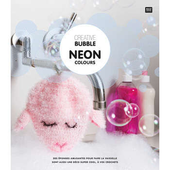 Livre Creative Bubble Neon Colours : 24x21cm