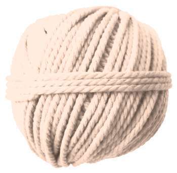Pelote coton câblé écru 2,5 mm - 165g