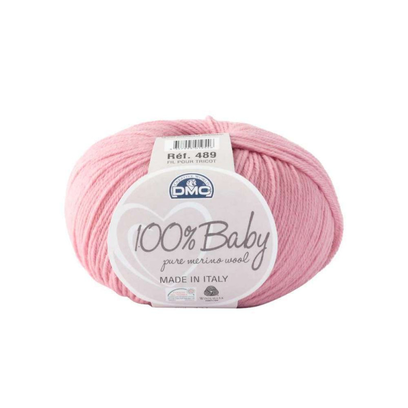 Pelote 100% Baby en laine mérinos aiguilles 2,5-3,
