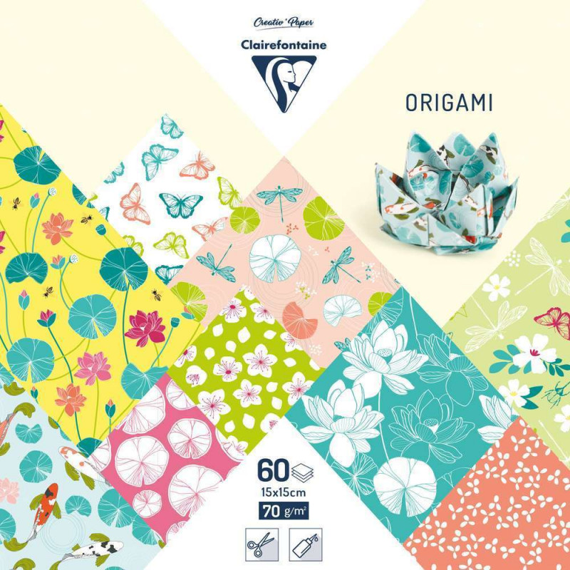 60 feuilles origami