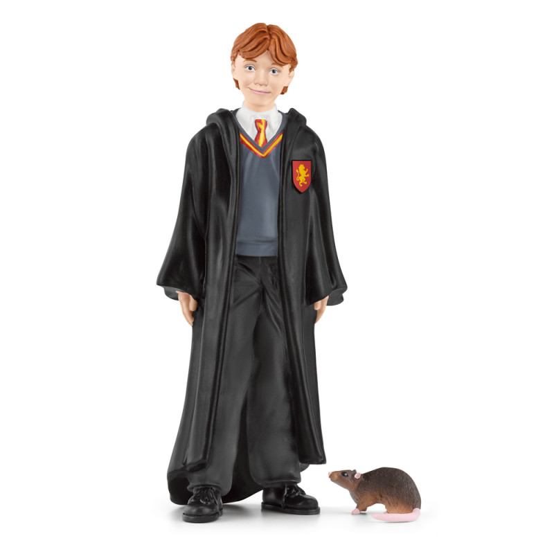 Figurine Ron Weasley et Croûtard pour enfant en p