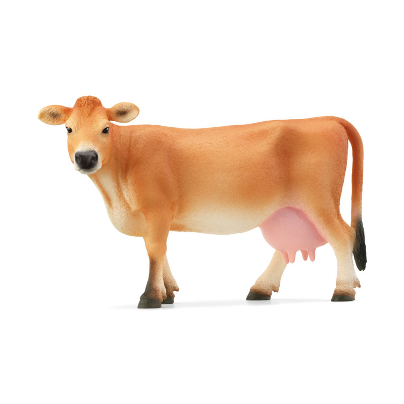 Figurine en plastique Vache jersiaise L. 14. 0 l.