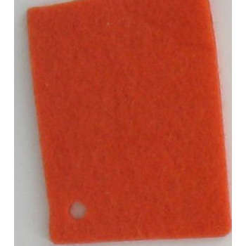Coupon feutrine orange, 30x30cmx2mm